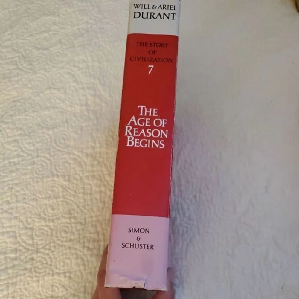 The Age‎ of Reason Begins (The Story of Civilization Vol 7) Durant, Will  1961